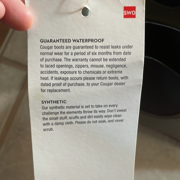 NWT STORM BY COUGAR “CHELSEA” PAST SEASON RAIN BOOTIES *WATERPROOF* - Picture 8 of 8